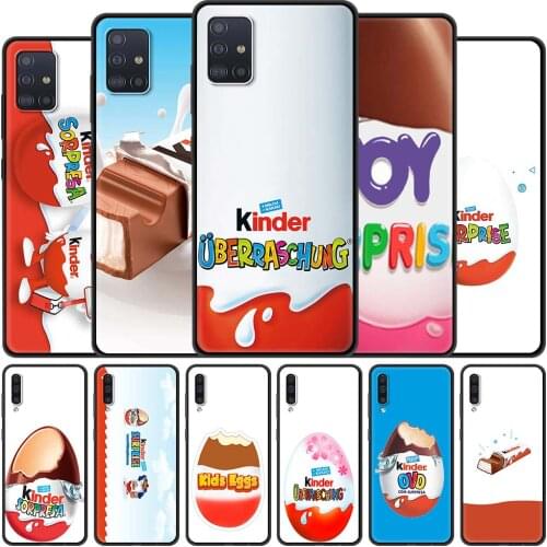 Egg Kinder Joy Surprise Phone Case For Samsung Galaxy A51 A71 5G A72 A40 A32 A31 A30 4G A22 A21s A20e A20s A12 A11 Cover Coque
