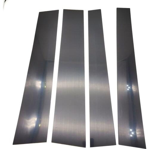 Black Crew Cab 4pc Pillar Post Door Trim Cover for Toyota Tundra 2007-2021