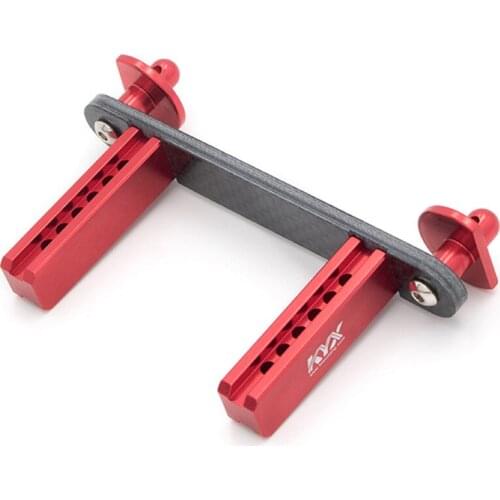 For TRAXXAS TRX-4 TRX-4 Benz RC Car Upgrade Parts KYX Metal Front Body Post Aluminum Carbon Fiber Front Body Mount