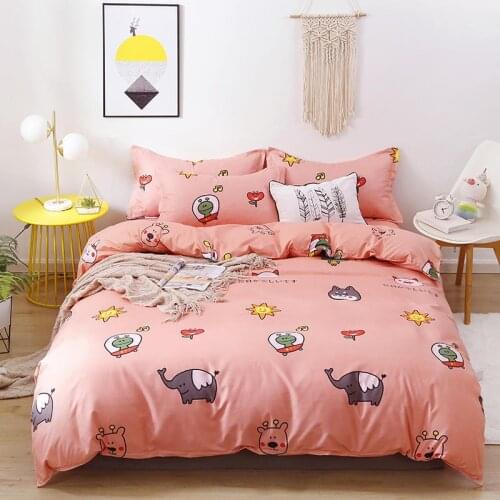 Solstice Home Textile King Queen Twin Full Bedding Set Monkey Cartoon Boy Kid Girls Bed Linens Duvet Cover Pillowcase Flat Sheet