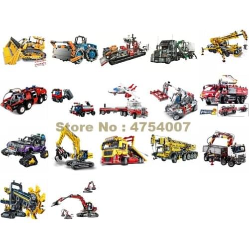 Excavator bucket truck crane excavator dozer plane car hovercraft ferryboat vehicle Toy