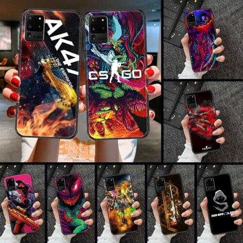 Hyper Beast Csgo Phone case For Samsung Galaxy Note 4 8 9 10 20 S8 S9 S10 S10E S20 Plus UITRA Ultra black silicone back painting