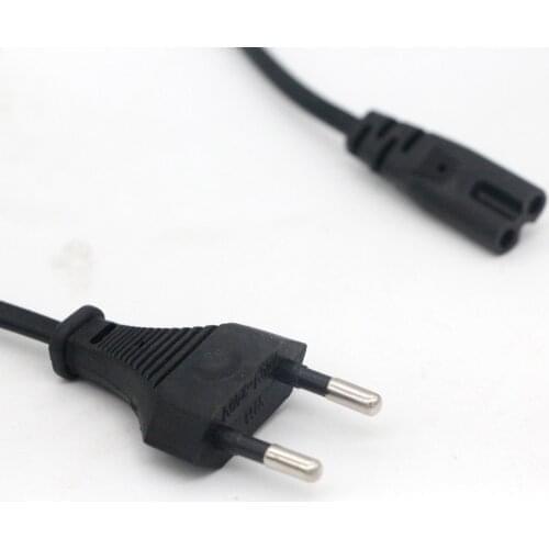 2-Prong Pin AC EU / US Cable Power Supply Cord Console Cord C7 Cable Figure High Quality Lead Wire Power Cord For Desktop Laptop