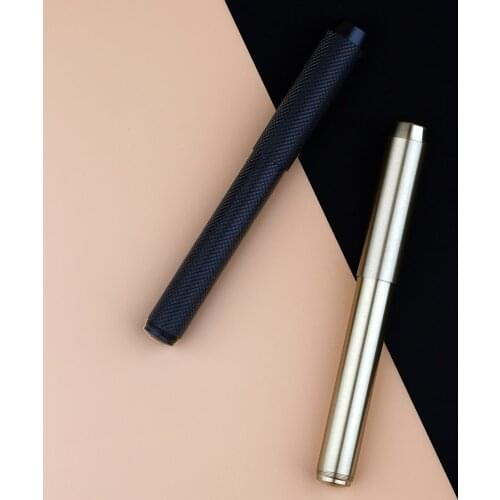 Delike Hunyuan Full Brass Fountain Pen Metal Ink Pen Iraurita EF/F/EF Calligraphy Bent Nib Writing Pen Gift set