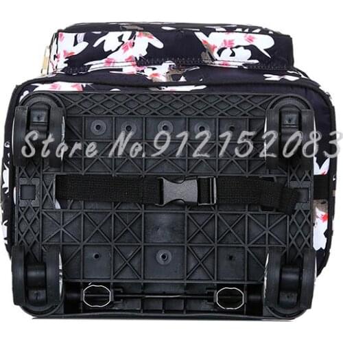 New Product Shopping Cart Portable Trolley Bag Waterproof Printing Light Aircraft Wheel Small Trolley Can Be Lifted, Pulled Or F