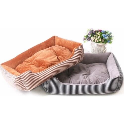 Pet Sofa Beds Dogs Soft Warm House Cat Bed Premium Bedding for Puppy Litter Cat Sleeping Cushion Soft Fleece Warm Cat Bed House
