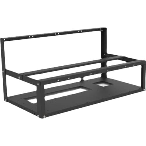 Multi display card rack 6 display card rack 8 mining desktop rack external heat dissipation fixed open chassis bracket