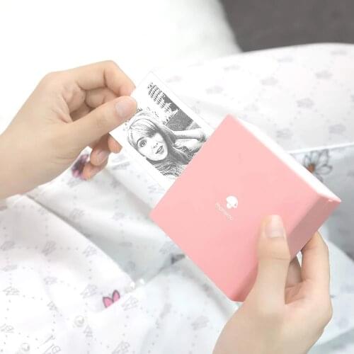 Phomemo M02PR Thermal Printer Portable Multifunctional Mini Bluetooth Label Printer Wireless Sticker Mobile Photo Printer No Ink