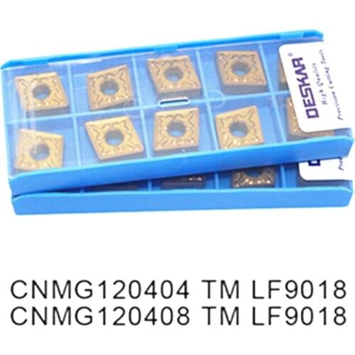 Turning Tools CNMG120408 TM LF9018 CNMG120404 CNMG120408 Carbide Inserts Lathe Turning Tool Cutter for Steel Lathe Tools