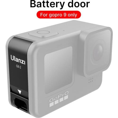 Ulanzi G9-2 Removable Battery Cover Type-C Charging Port for GoPro Hero 9 Black Lid Metal Cover for GoPro Hero 9 Accessories