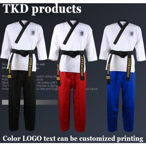 World Training Taekwondo Poomsae Dan Practice doboks Junior Male&Female Senior Unisex Master Dan Taekwondo uniforms Clothes Suit