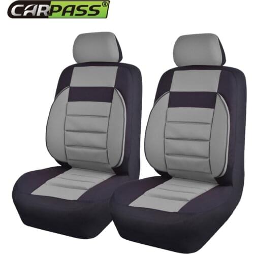 Car-pass Brand New Soft Sofa Universal 2 Front Car Seat Covers Automobile Seat Covers Fit For toyota lada kalina granta priora