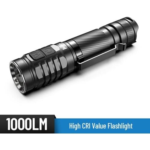 WUBEN TO46R Outdoor professional strong light tactical rescue flashlight microUSB direct charging 1000 lumen portable flashlight