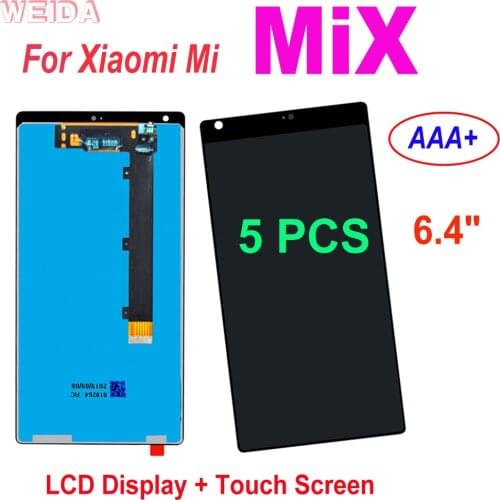 5 PCS AAA+ Display for Xiaomi Mi Mix LCD Display Touch Screen Digitizer Assembly With Frame For Xiaomi Mi MIX LCD Replacement