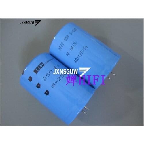 2PCS Original PH LL 250V250UF 35X30MM blue VISHAY Aluminum electrolytic capacitors 250uF/250v BC 250UF 250V