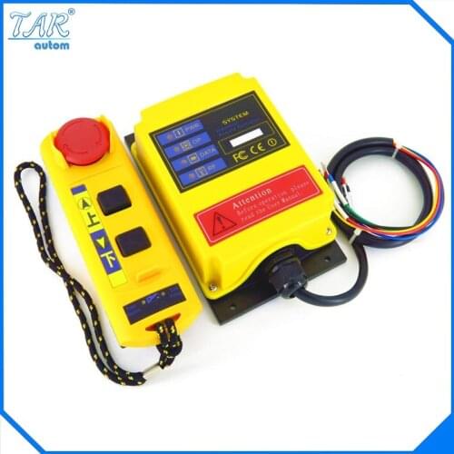 36AC 2Channels Control Hoist Crane Radio Remote Control Sysem Industrial Remote Control Hoist Crane