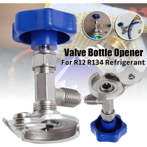 Car Air Conditioning Valve Bottle Opener Open Valve R134A Refrigerant Air Conditioning Tools R134A Refrigerant Bottle Can Tap