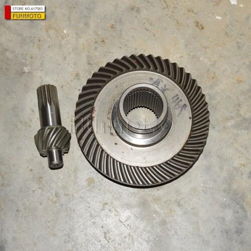 BIG BEVEL GEAR 46 TEETH AND SMALL PINION OF JIANSHE ATV250-3-5