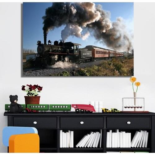 Diy Handcraft Diamond Painting Classical Steam Locomotive Train Mosaic diamond Embroidery Full Square round drill for home art