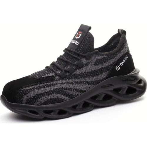 Breathable Safety Shoes Men Work Safety Boot Steel Toe Work Shoes Anti-puncture Work Sneakers Indestructible Shoes Ryder Shoes