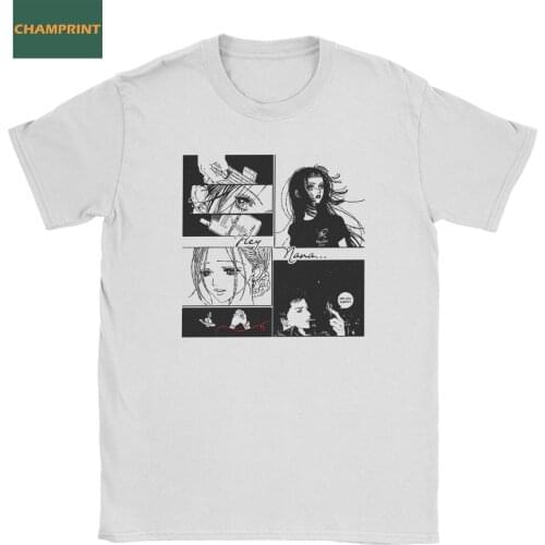 Hey Nana Osaki T Shirt for Men Cotton Amazing T-Shirt Round Collar Manga Anime Tees Short Sleeve Clothing Plus Size