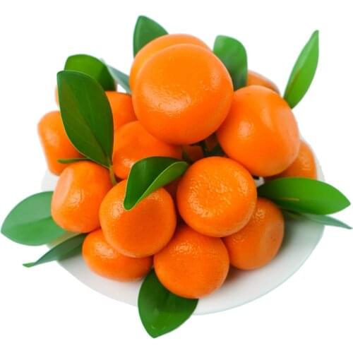 Fruit Orange Fake Lifelike Shatang Oranges Dried Flowers Artificial Fruits Can Be Used As Film And Television Props Decorations