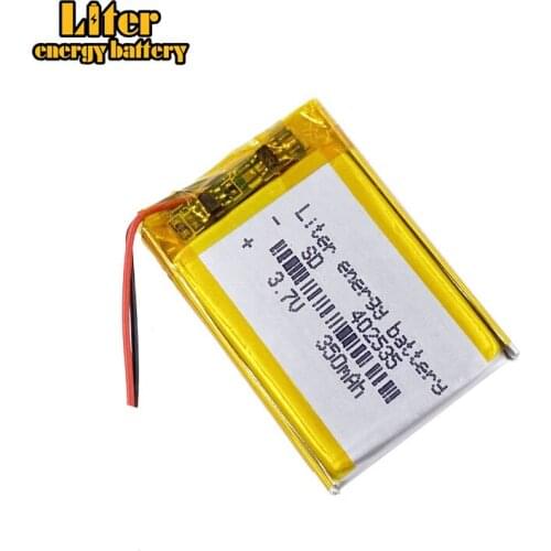 Li-Po 3.7V 310mAh 402535 Lithium Polymer Li-Po li ion Rechargeable Battery cells For Mp3 MP4 MP5 GPS