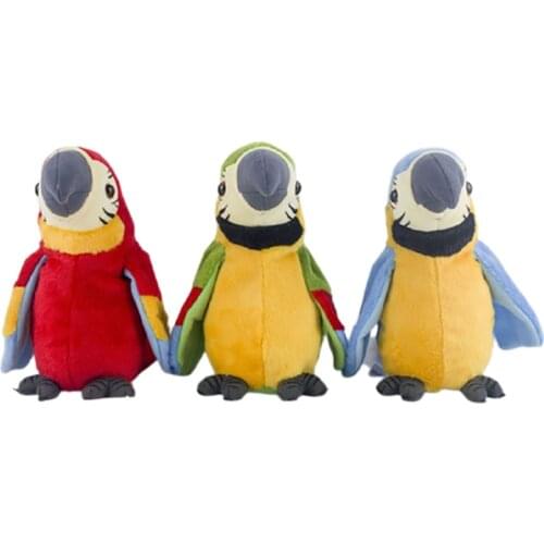 Cute Soft Toy Parrot Soft Toy As A Gifts For Children Stuffed Animals Plush Toy Doll Real Life Plush Home Decor Childrens Toy