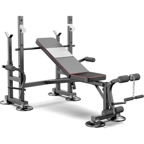 Multifunctional Weight Bench Barbell Rack Weightlifting Bed Bracket Bench Press Frame Folding Barbell Lifting Training Bench