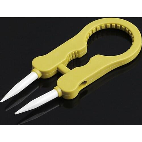 Multifunctional Steam Vaper Ceramic Insulation Head Tweezers Forceps