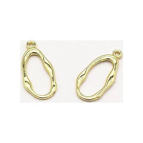 New Arrival! 26x12mm 100pcs Zinc Alloy Oval Shape Charm for Handmade Earring DIY Parts,Jewelry Accessories Findings&Component