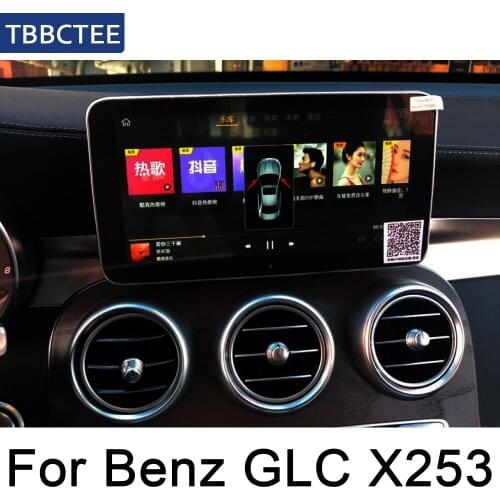 For Mercedes Benz GLC Class 2015~2019 NTG Android screen touch display GPS Navigation radio stereo head unit multimedia player