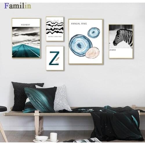 Modern Nordic Sicandinavia Abstract Love Canvas Painting Wall Art POP Pictures for Living Room Home Gallery Décor