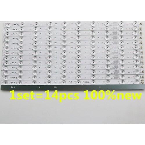 14pcs/lot LED Backlight Lamp strip 10leds For original Konka LED55K35U light bar LED55D10A-2C14AG-01