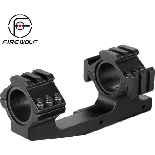 Tactical Rifle Aiming 11mm One-piece Three Sides Mount w/Accessory Rails Picatinny Weaver Base
