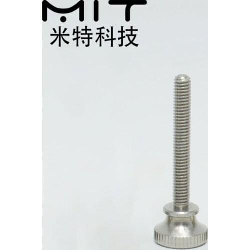 High Head Knurled Screws Hand-tightened Glass Locking Micro Adjustment Screw Shock Absorption Anti-skid