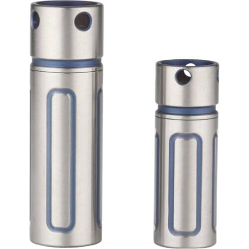 Waterproof Sealed Bottle Mini Capsule Dry Box Case Holder Hiking Survival Tool