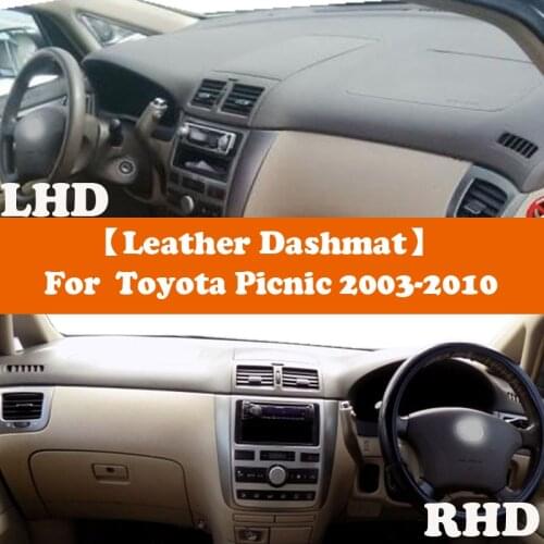 Suede Leather Dashmat Accessories Car-Styling Dashboard Covers Pad Sunshade For Toyota Picnic XM20 CBU Surabaya Ipsum 240s Verso