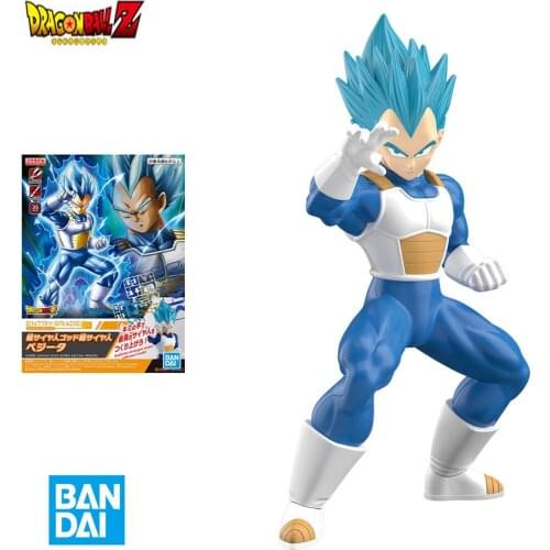 BANDAI ENTRY GRADE EG Dragon Ball Z BLUE Vegeta IV Super Saiyan Pvc Collection Model Toy Anime Figure Toys for Kids
