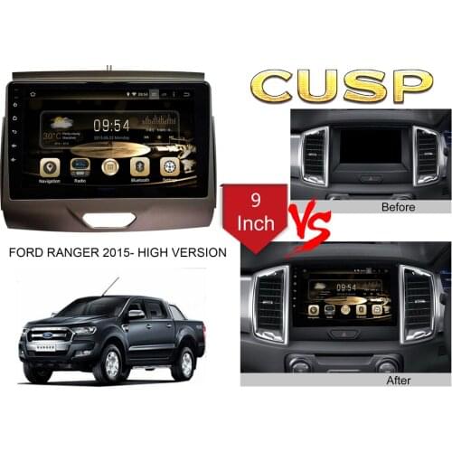 DSP Android 9.0 Car GPS Navigation DVD Player For Ford Ranger 2015 2016 2017+ Car Auto Stereo Radio Multimedia player Head Unit