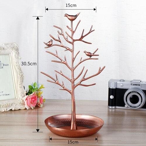 Creative Bird Tree Display Stand Jewellery Pendant Bracelet Earring Necklace Rack Display Hook Organizer Gift Show