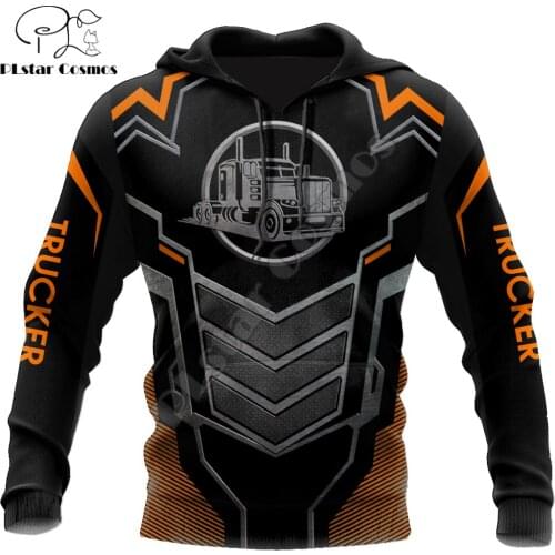 Beautiful Trucker Armor 3D Printed Men Hoodie Armor Style Unisex Deluxe Hoodies Zip Pullover Casual Jacket Tracksuit KJ385