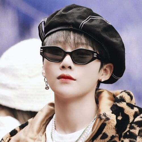 Fashion women square plastic frame sunglasses retro brand classic design unisex trendy sun glasses male cat eye eyeglasses uv400