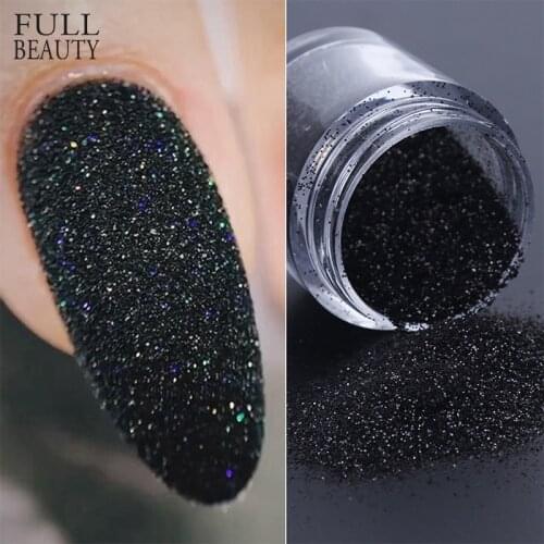 1box Sugar Nail Powder Black White Pigment DIY Sweater Snowflakes Winter Nail Glitter Dust Acylic Nail Art Decoration CHMN01-08