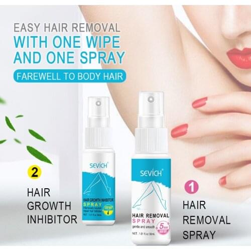 Sevich 30ml Professional Hair Removal Spray Body Hair Depilatory Beard Bikini Legs Armpit Gentle Painless Feeling