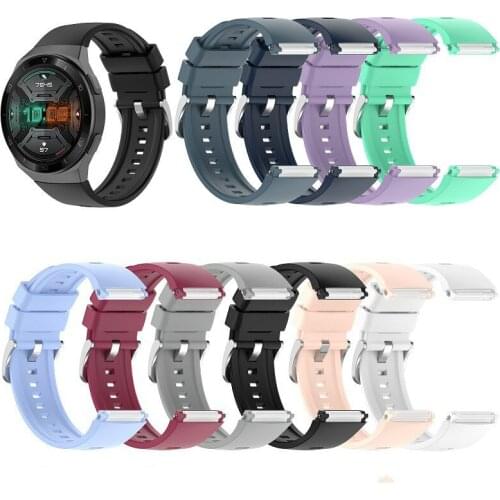 Suitable for Huawei watch GT 2E watch silicone strap gt2e official metal buckle wristband with high quality