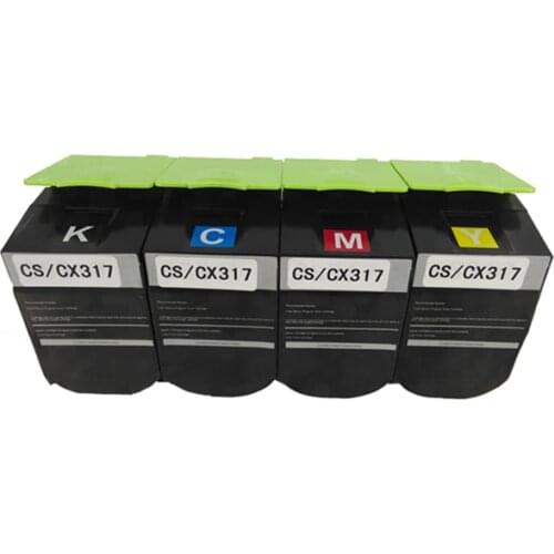 Compatible toner cartridge for Lexmark CS317 CS417 CS517 CX317 CX417 CX517 CS317dn CX417de color toner cartridge