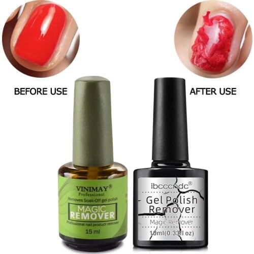 VINIMAY Burst Magic Remove UV Gel Nail Polish Magic Remover Soak Off Nail Art Primer Acrylic Clean Degreaser Nail Lacquer 15ml