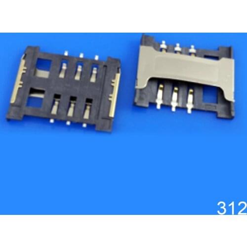 1x Replacement 16.5*13.5*1.6 New sim card socket slot holder for lenovo A388T xiaomi 2 and other mobile and tablet sd micro usb