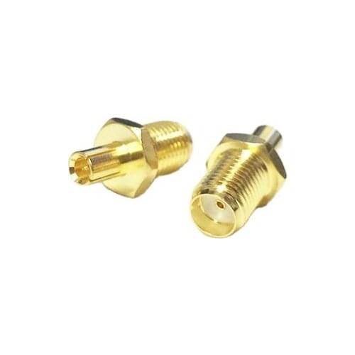 Lots of 10pcs SMA female to TS9 male Connector RF adapter straight goldplated for 3G USB modem wholesale price